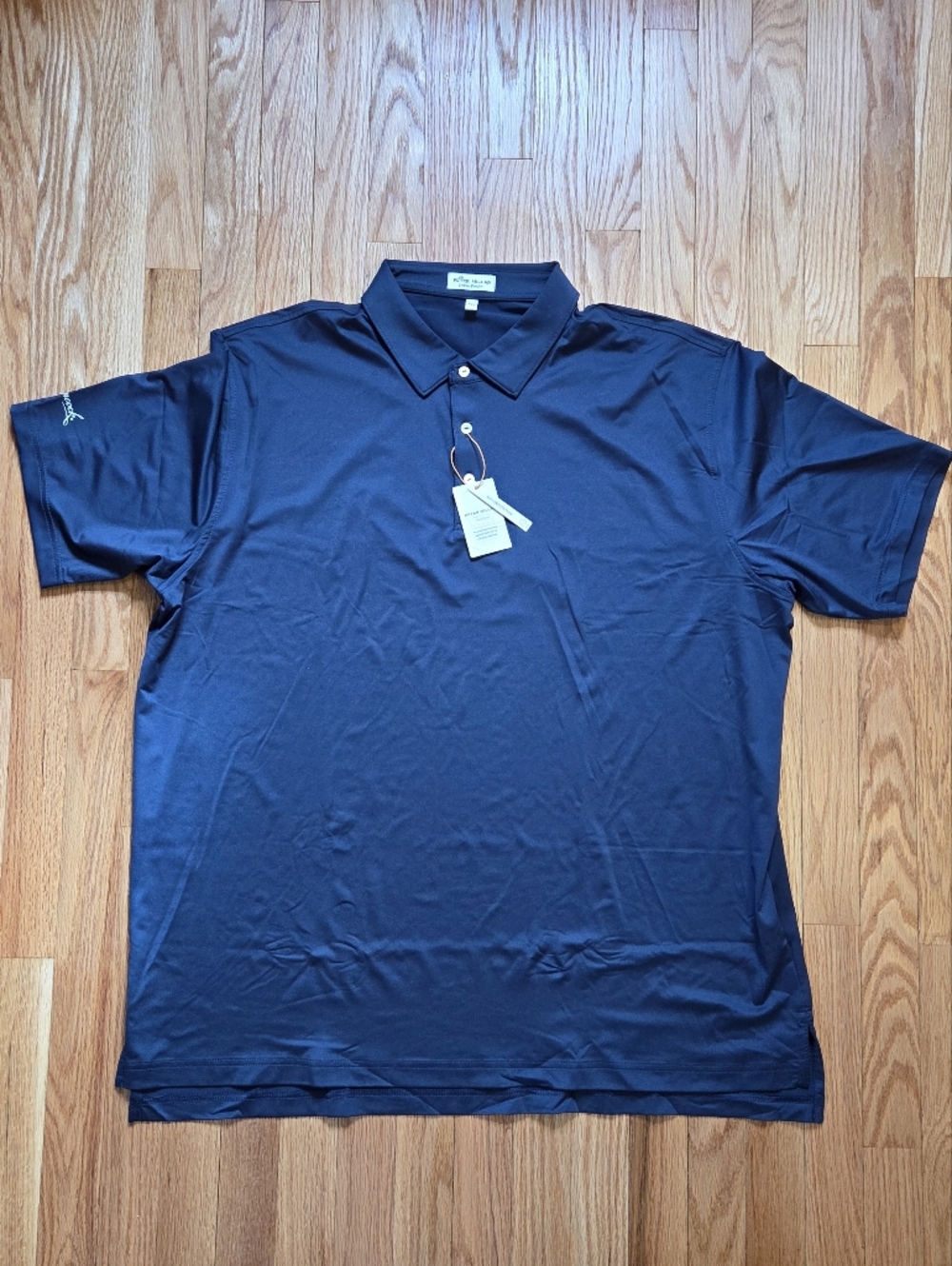 NWT Peter Millar Summer Comfort Navy Polo - XXL - UPF 50+ - Picture 2 of 8